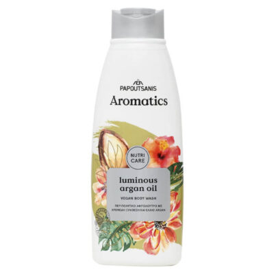PAPOUTSANIS AROMATICS ΑΦΡΟΛΟΥΤΡΟ 600ml - (LUMINOUS ARGAN OIL)