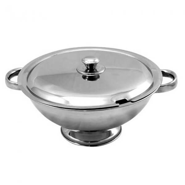 ΣΟΥΠΙΕΡΑ INOX ΜΕ ΚΑΠΑΚΙ Φ28x15hcm 2539