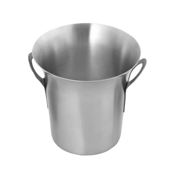 ΜΠΩΛ ΠΑΓΟΥ INOX  MAT 11,5x11,5hcm. (5740)