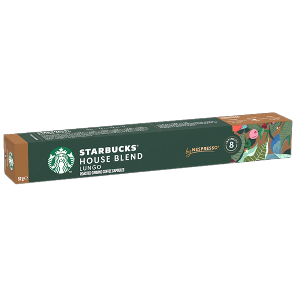 STARBUCKS CAPS ESPRESSO HOUSE BLEND - (10x5.7gr)