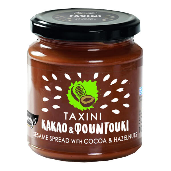 ΚΑΝΔΥΛΑΣ ΤΑΧΙΝΙ ΚΑΚΑΟ ΚΑΙ ΦΟΥΝΤΟΥΚΙ 300gr.