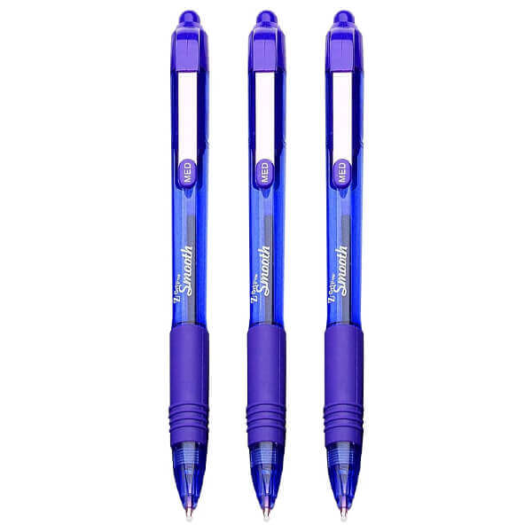 ZEBRA ΣΤΥΛΟ Ζ-GRIP SMOOTH (3τεμ.) - (ΜΠΛΕ ΧΡΩΜΑ)