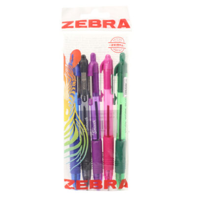 ZEBRA ΣΤΥΛΟ Ζ-GRIP SMOOTH (5τεμ.) - (ΔΙΑΦΟΡΑ ΧΡΩΜΑΤΑ)