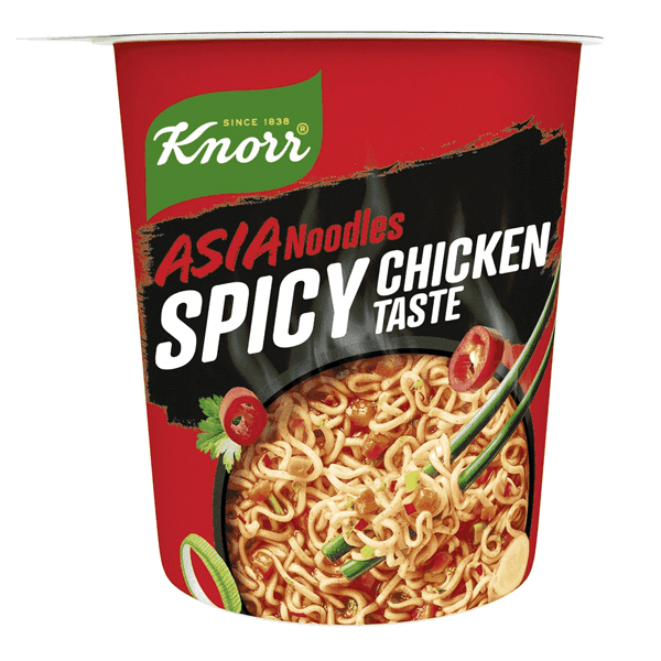KNORR SNACK POT NOODLES 64gr. - (ΠΙΚΑΝΤΙΚΟ ΚΟΤΟΠΟΥΛΟ)