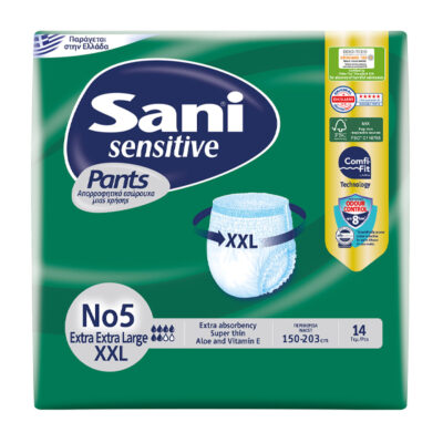 SANI PANTS ΑΚΡΑΤΕΙΑΣ No5 (14τεμ.) - (XXL)