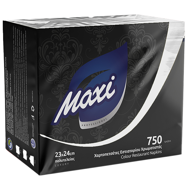 MAXI ΧΑΡΤΟΠΕΤΣΕΤΑ ΠΟΛΥΤ. 1Φ (23x24cm) - (750τεμ.) (ΛΕΥΚΗ) (3205000)