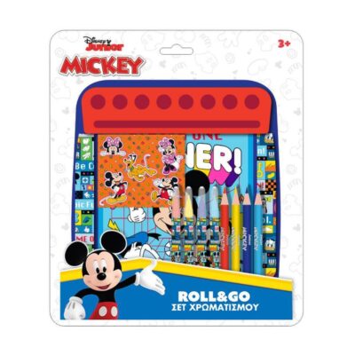 ΣΕΤ ΧΡΩΜΑΤΙΣΜΟΥ DISNEY MICKEY-MINNIE ROLL ΚΑΙ GO 21X24,5 ΕΚ.