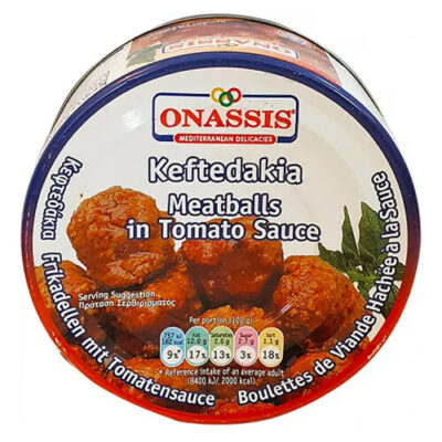 ΩΝΑΣΗΣ 280gr. - (ΚΕΦΤΕΔΑΚΙΑ ΜΕ ΣΑΛΤΣΑ)