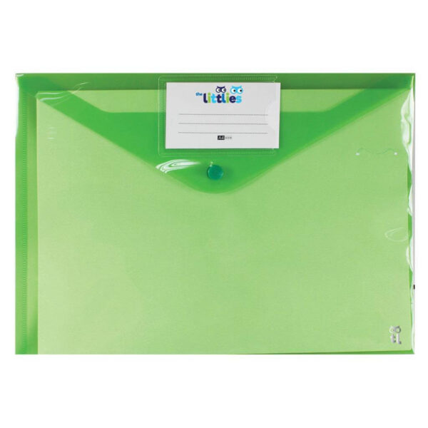 ΦΑΚΕΛΟΣ ΚΟΥΜΠΙ Α4 ΠΡΑΣΙΝΟ THE LITTLIES