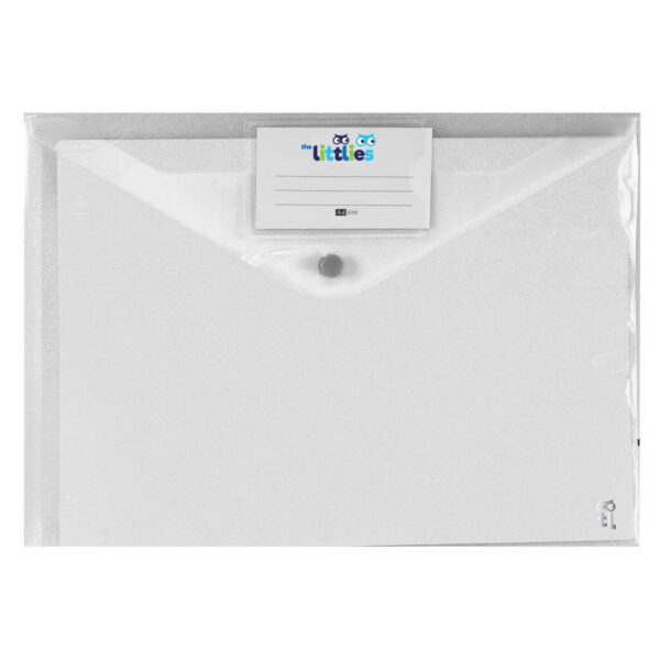 ΦΑΚΕΛΟΣ ΚΟΥΜΠΙ Α4 ΛΕΥΚΟ THE LITTLIES