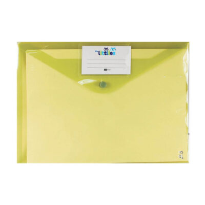 ΦΑΚΕΛΟΣ ΚΟΥΜΠΙ Α4 KΙΤΡΙΝΟ THE LITTLIES