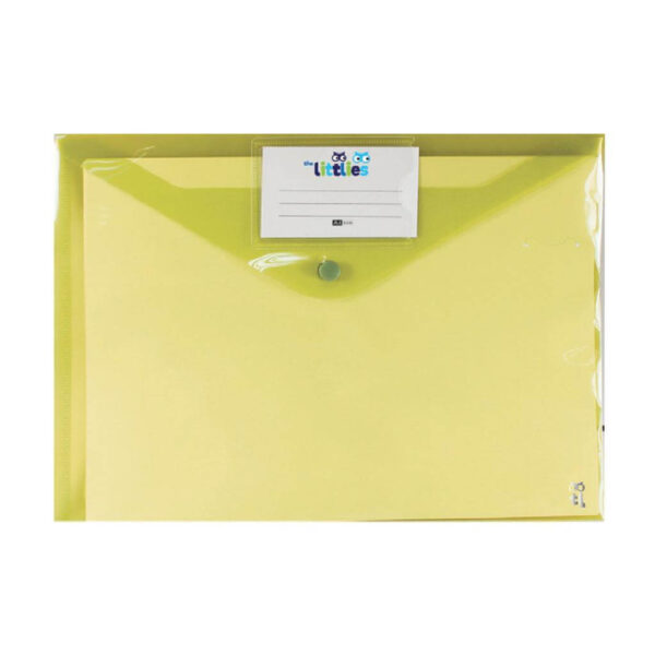 ΦΑΚΕΛΟΣ ΚΟΥΜΠΙ Α4 KΙΤΡΙΝΟ THE LITTLIES