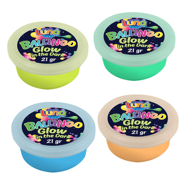 ΜΠΑΛΑΚΙ BALLINGO LUNA TOYS ΜΑΓΙΚΟ GLOW IN THE DARK 4 ΧΡΩΜΑΤΑ