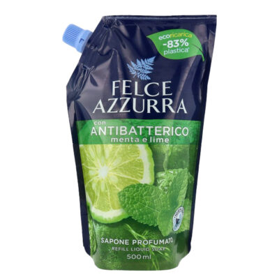 FELCE AZZURRA ΑΝΤΑΛΛΑΚΤΙΚΟ ΚΡΕΜΟΣΑΠΟΥΝΟ 500ml - (MINT ΚΑΙ LIME)