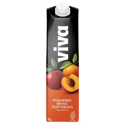 VIVA 1lit - (ΡΟΔΑΚΙΝΟ-ΜΗΛΟ-ΠΟΡΤΟΚΑΛΙ ΦΡΟΥΤΟΠΟΤΟ)