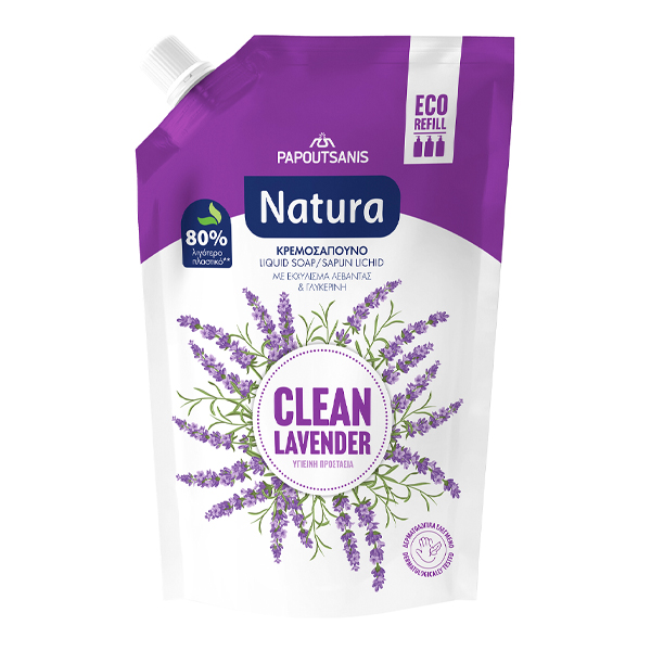 PAPOUTSANIS NATURA ΑΝΤΑΛΛΑΚΤΙΚΟ ΚΡΕΜΟΣΑΠΟΥΝΟ 750ml - (ΛΕΒΑΝΤΑ)