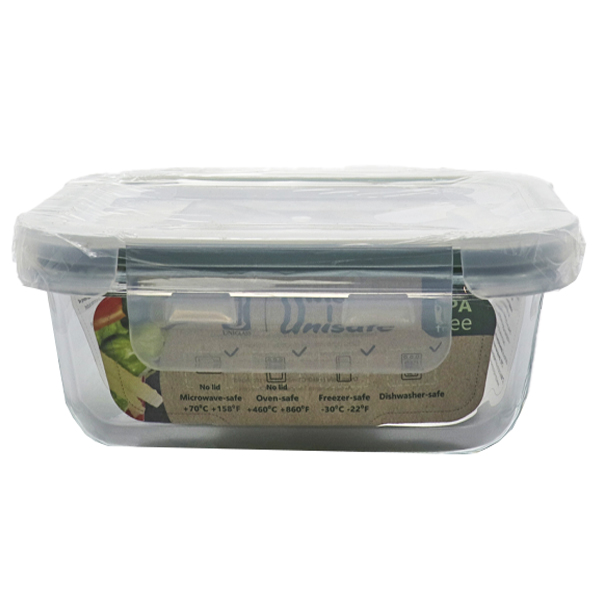 UNISAFE ΦΑΓΗΤΟΔΟΧΕΙΟ ΠΑΡΛ/ΜΟ ΓΥΑΛΙΝΟ ΜΕ ΚΑΠΑΚΙ 2500ml - (58304G)