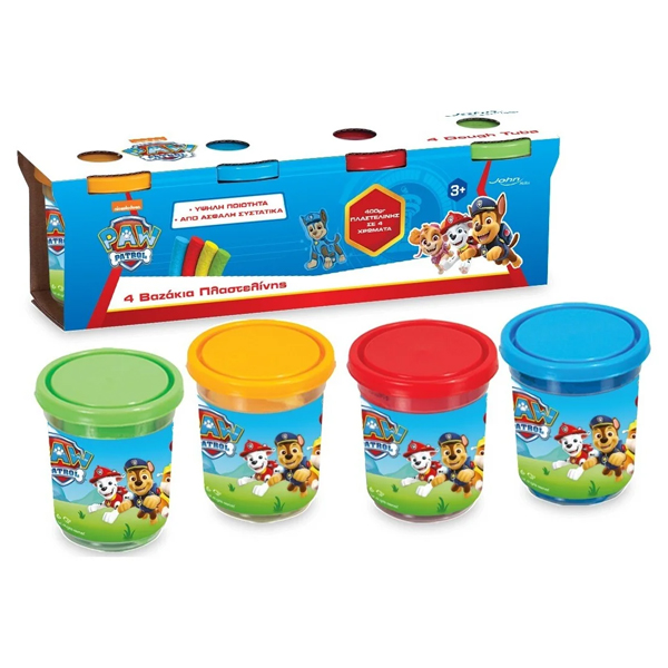 ΠΛΑΣΤΕΛΙΝΗ PAW PATROL ΣΕ ΒΑΖΑΚΙΑ 400gr. - (4τεμ.)
