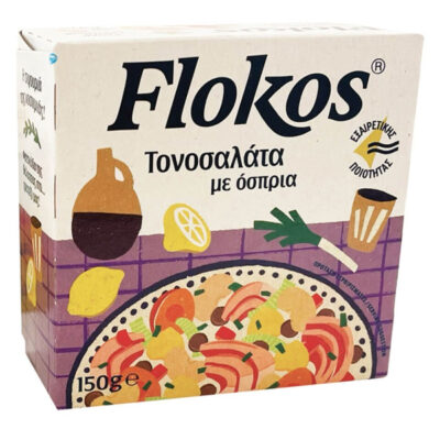 FLOKOS ΤΟΝΟΣΑΛΑΤΑ 150gr. -  (ΜΕ ΟΣΠΡΙΑ)