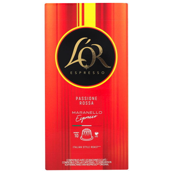 LOR CAPS PASSIONE ROSSA ESPRESSO (10τεμ.) - (MARANELLO)