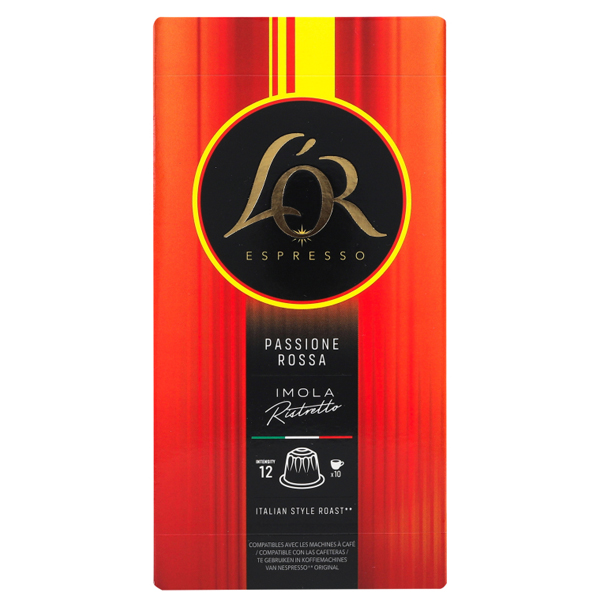 LOR CAPS PASSIONE ROSSA RISTRETTO (10τεμ.) - (IMOLA)