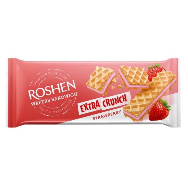 ROSHEN WAFERS SANDWICH ΤΡΑΓΑΝΗ ΓΚΟΦΡΕΤΑ 142gr. - (ΦΡΑΟΥΛΑ)