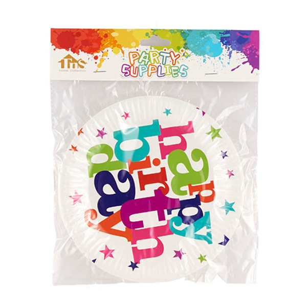 TNS ΧΑΡΤΙΝΑ ΠΙΑΤΑ PARTY - (23cm) (10τεμ.) (07-950-0098)