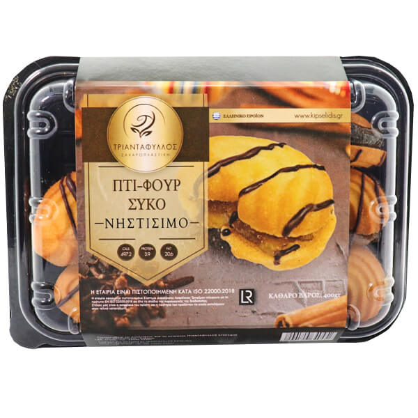 ΤΡΙΑΝΤΑΦΥΛΛΟΣ ΠΤΙ-ΦΟΥΡ 400gr. - (ΣΥΚΟ) (ΝΗΣΤΙΣΙΜΟ)