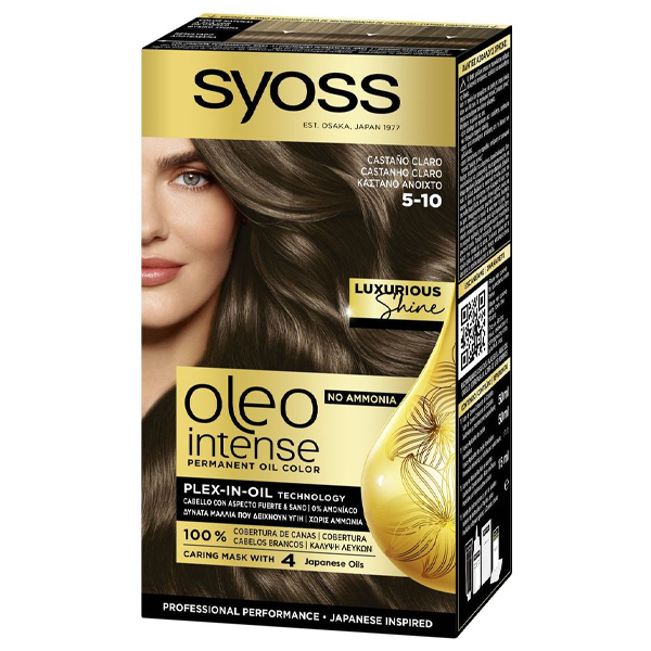 SYOSS ΒΑΦΗ ΜΑΛΛΙΩΝ OLEO - (Ν5-10) (ΚΑΣΤΑΝΟ ΑΝΟΙΧΤΟ)