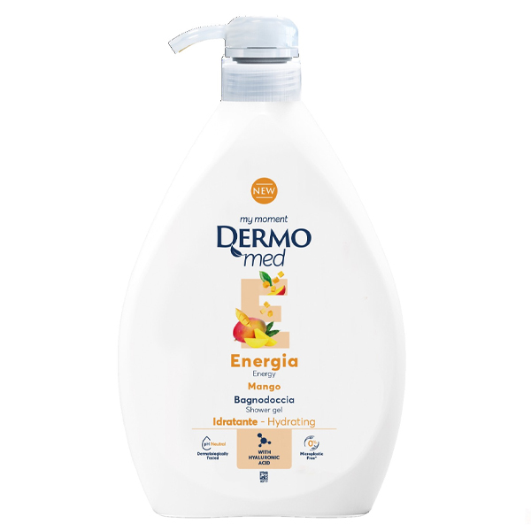 DERMOMED ΑΦΡΟΛΟΥΤΡΟ 1lt ΜΕ ΑΝΤΛΙΑ - (ENERGIA) (MANGO)