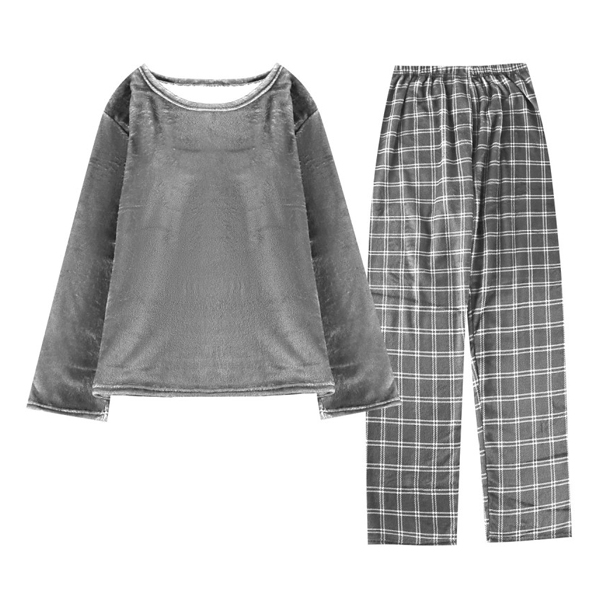 TNS ΠΥΤΖΑΜΑ ΑΝΔΡΙΚΗ - (ΓΚΡΙ/ΚΑΡΩ) (39-950-2385)