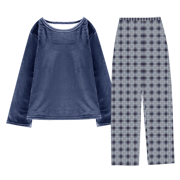 TNS ΠΥΤΖΑΜΑ ΑΝΔΡΙΚΗ - (ΜΠΛΕ/ΚΑΡΩ) (39-950-2387)