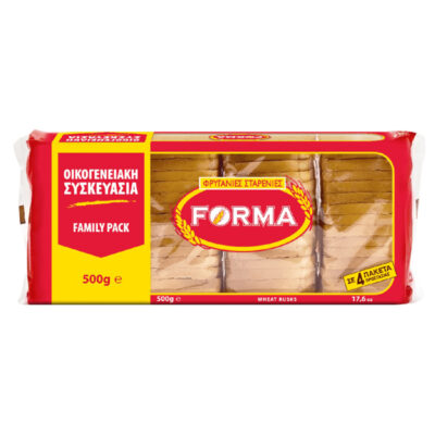 ΦΟΡΜΑ ΦΡΥΓΑΝΙΑ ΣΙΤΟΥ FAMILY PACK 500gr.