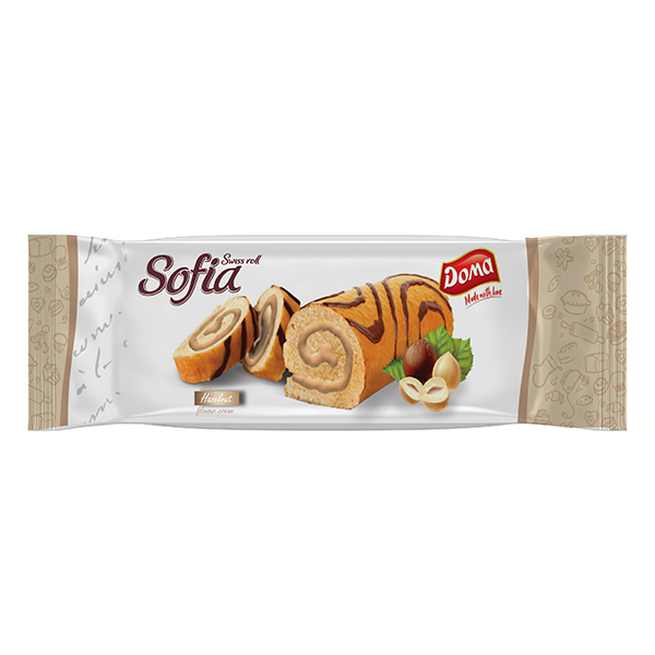 DOMA SOFIA SWISS ROLL 200gr - (ΓΕΜΙΣΗ ΦΟΥΝΤΟΥΚΙ)