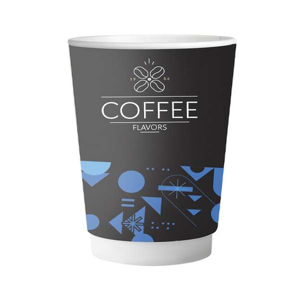 ΠΟΤΗΡΙ ΧΑΡΤΙΝΟ COFFEE FLAVORS (DOUBLE WALL) (8οz) - (25τεμ.)