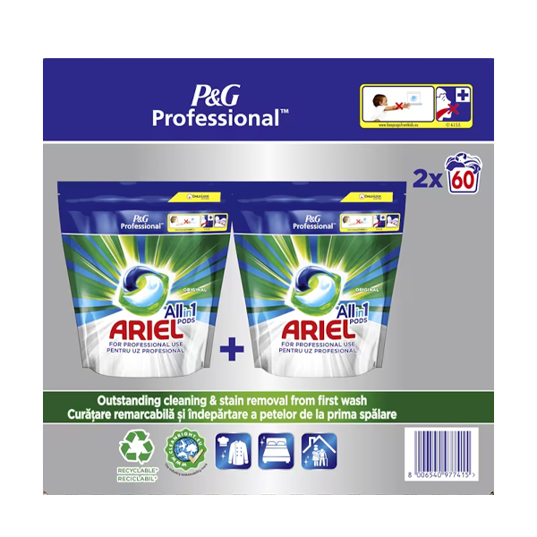 ARIEL PODS ΠΛΥΝΤΗΡΙΟΥ ΡΟΥΧΩΝ 60τεμ. - (ALPINE)