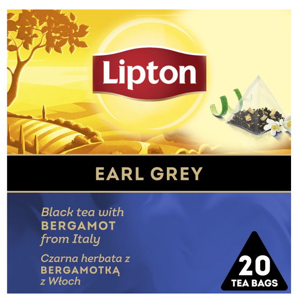 LIPTON ΜΑΥΡΟ ΤΣΑΙ ΠΥΡΑΜΙΔΑ (20x1,7gr) - (EARL GREY)