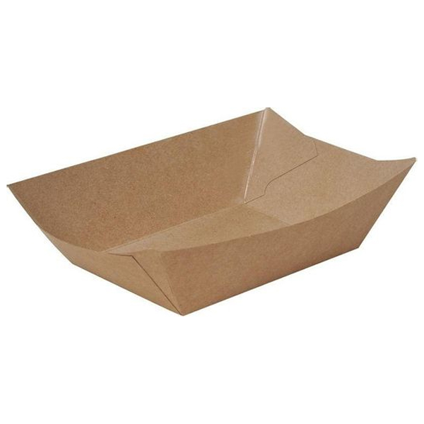 ΚΡΑΦΤ ΣΚΑΦΑΚΙ ΦΑΓΗΤΟΥ 500ml - (50τεμ.) - (20x14x4.7cm) - (12,2x8x4,7) - (17oz)