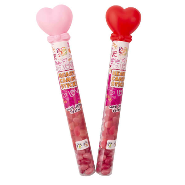 VALENTINE'S STICK ΜΕ ΚΑΡΔΟΥΛΑ ΚΑΙ ΚΑΡΑΜΕΛΑΚΙΑ (80gr.)