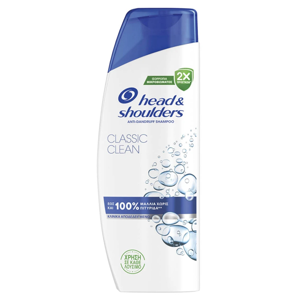 HEAD ΚΑΙ SHOULDERS ΣΑΜΠΟΥΑΝ 330ml - (CLASSIC CLEAN)