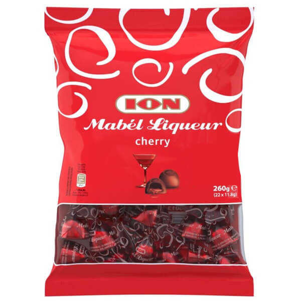 ΙΟΝ ΣΟΚΟΛΑΤΙΝΙΑ ΓΑΛΑΚΤΟΣ ΜΕ ΛΙΚΕΡ 260gr. - (CHERRY) (6015)