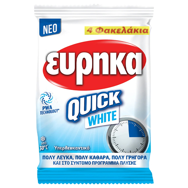 ΕΥΡΗΚΑ ΣΚΟΝΗ 4x50gr. - (QUICK WHITE)
