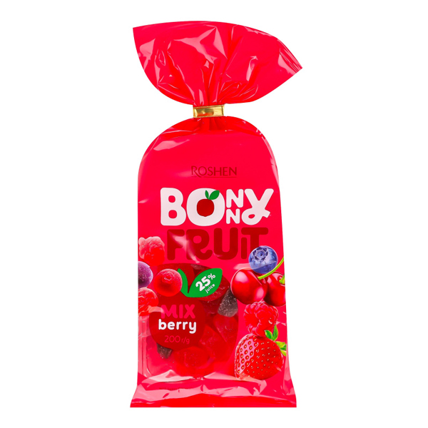 ROSHEN BONNY FRUIT JELLY ΚΑΡΑΜΕΛΕΣ 200gr. - (BERRY MIX)