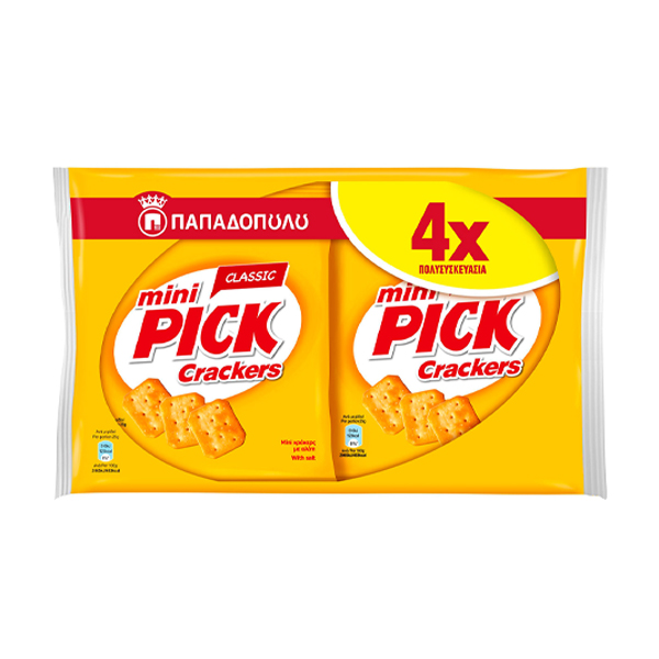 ΠΑΠΑΔΟΠΟΥΛΟΥ MINI PICK CRACKERS (4x70gr.) - (CLASSIC)