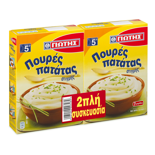ΓΙΩΤΗΣ ΠΟΥΡΕΣ ΠΑΤΑΤΑΣ 2x125gr.