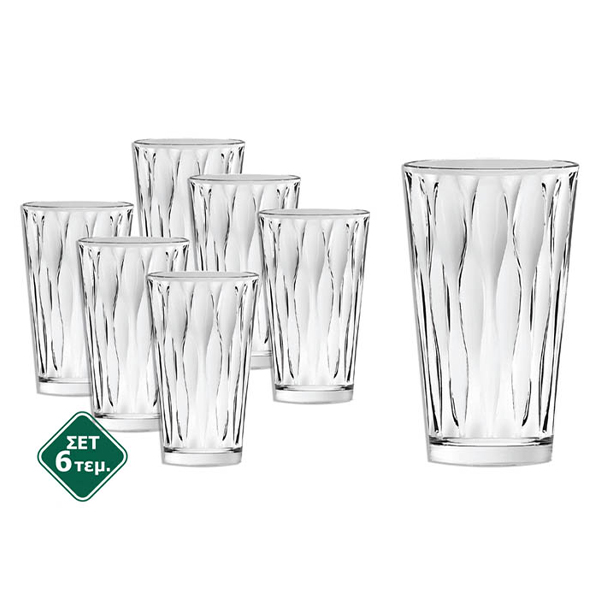 TNS ΠΟΤΗΡΙ ΓΥΑΛΙΝΟ ΝΕΡΟΥ 255ml (6τεμ.) - (03-950-3794)