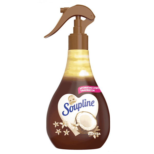 SOUPLINE SPRAY ΥΦΑΣΜΑΤΩΝ 300ml - (ΚΑΡΥΔΑ)
