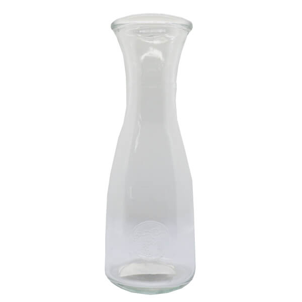 ΓΥΑΛΙΝΗ ΚΑΡΑΦΑ ΜΕ ΣΧΕΔΙΟ 1lit. (100080)