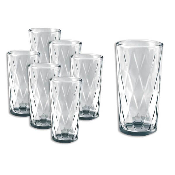 TNS ΠΟΤΗΡΙ ΓΥΑΛΙΝΟ ΝΕΡΟΥ 255ml (6τεμ.) - (G10810)