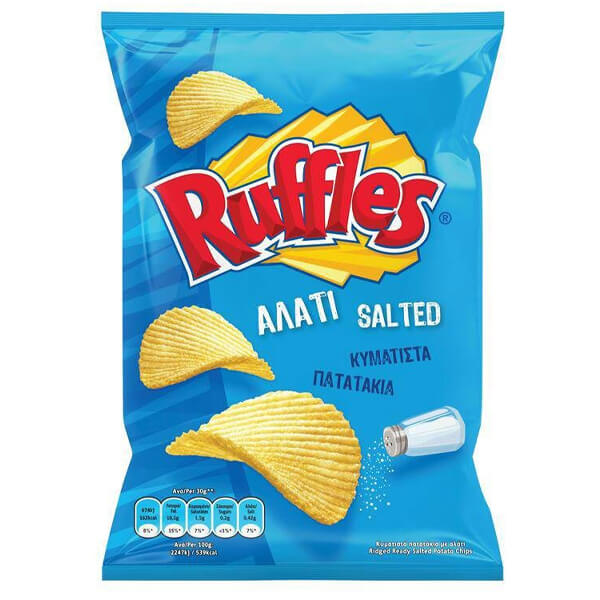 RUFFLES CHIPS  100gr. - (ΑΛΑΤΙ)